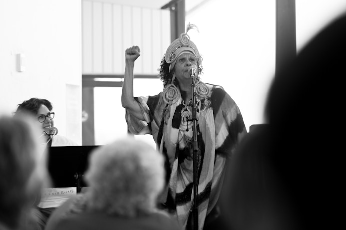 BW Bi F Nancy Bates Aunty Betty Sumner Photograph by Colleen Strangways